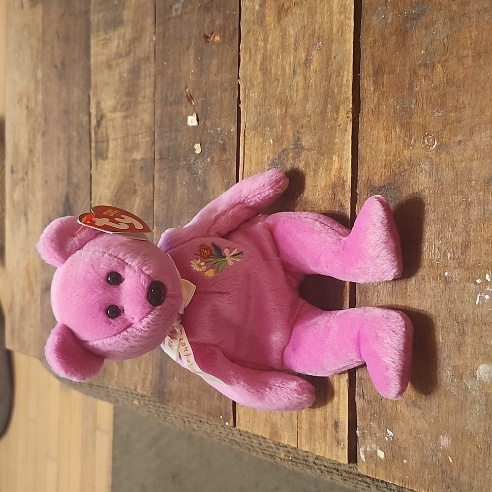 Ty Beanie Baby - Mother 2004 The Pink Mothers Day Bear (8.5in)
